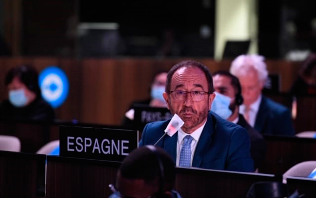 El embajador de España en la Unesco, Andrés Perello./ L.C.