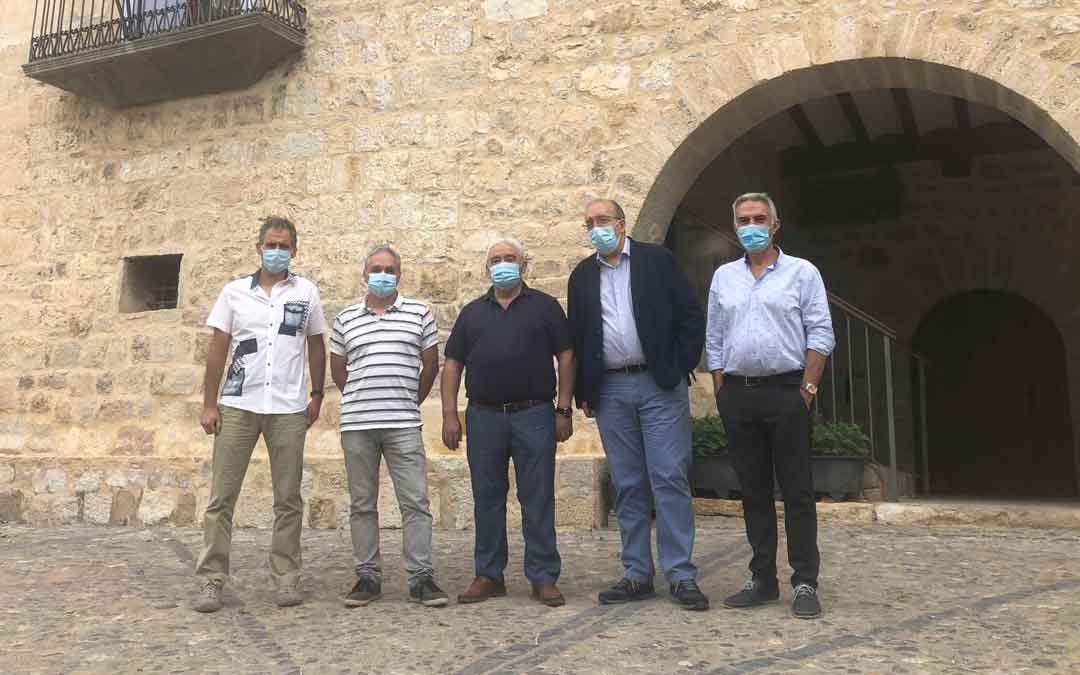 Visita institucional de Rando a Fortanete