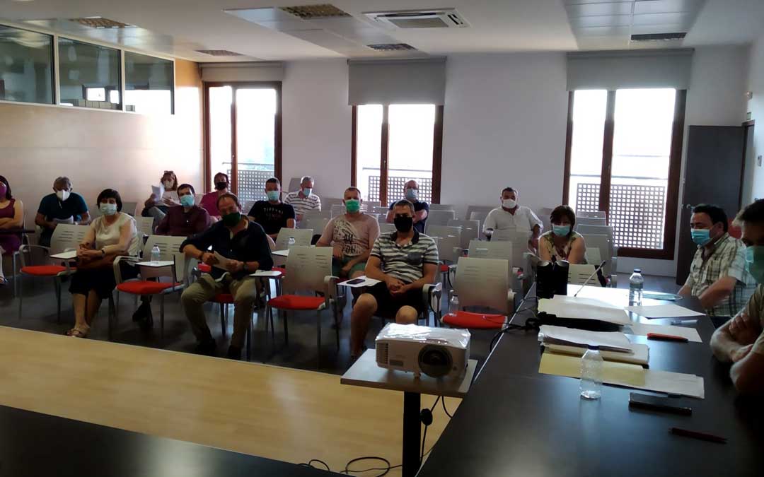 Pleno del consejo comarcal del Maestrazgo celebrado el martes en Cantavieja