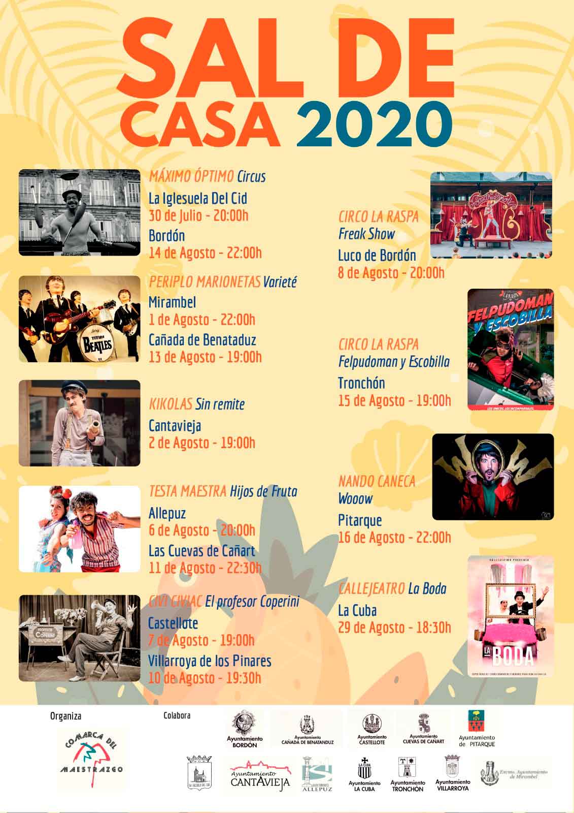 Programa 'Sal de casa 2020".