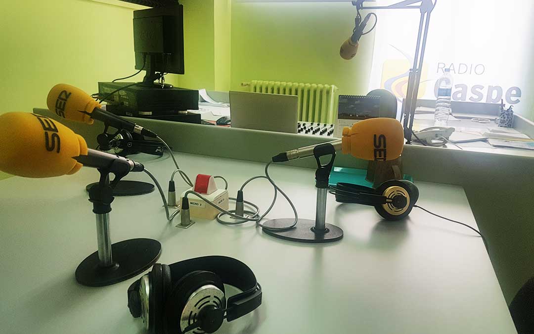 Estudio de Radio Caspe.
