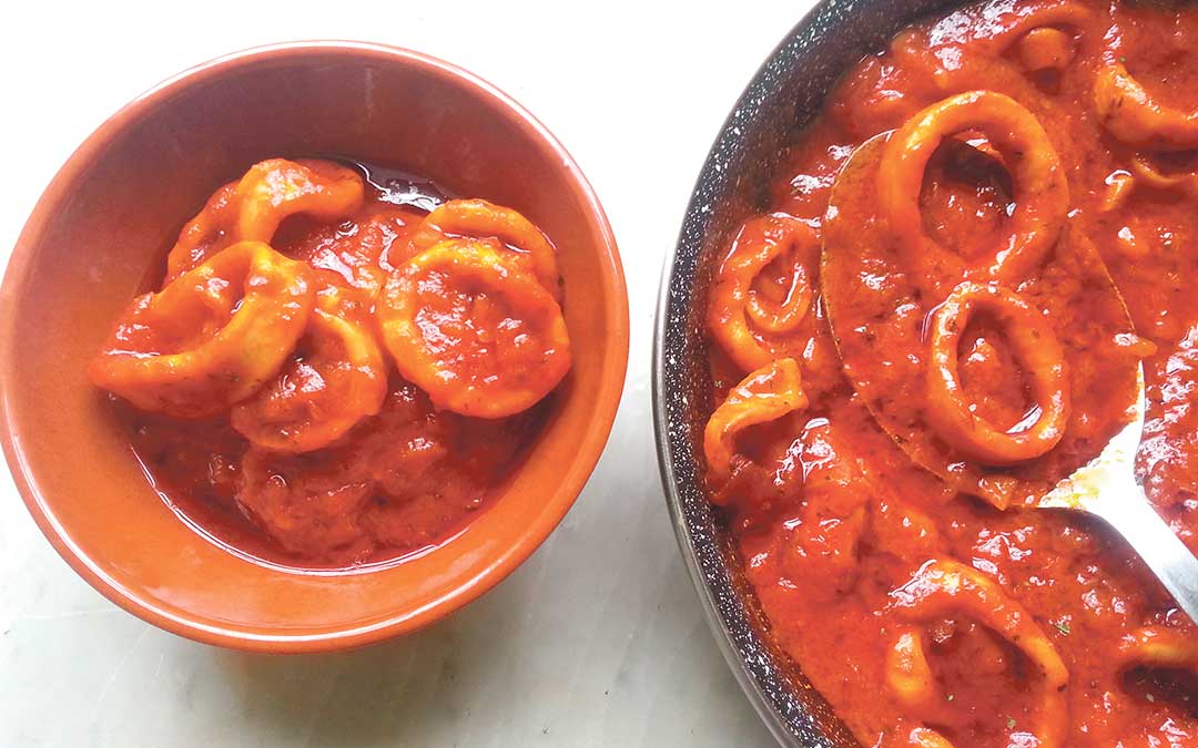 receta calamares a la americana
