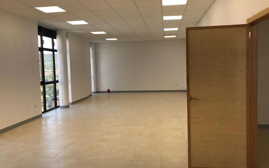 El gimnasio que se ha construido en Valjunquera