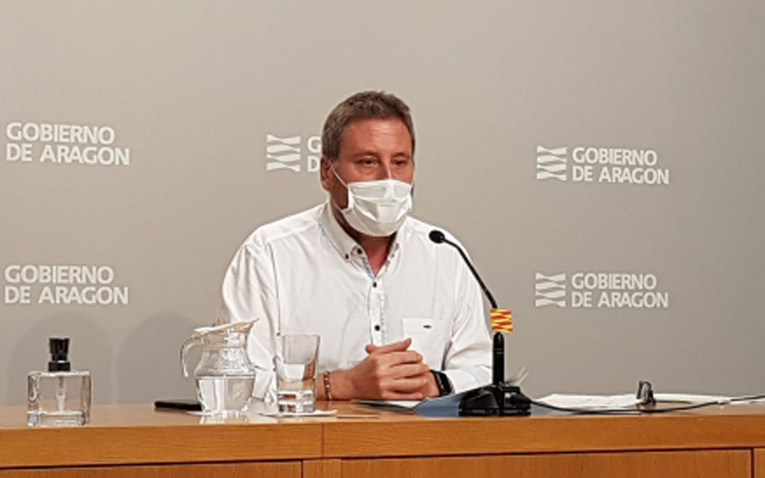El consejero de Vertebración del Territorio, Movilidad y Vivienda, José Luis Soro./LA COMARCA