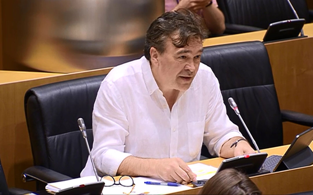 Tomás Guitarte ha defendido las propuestas de Teruel Existe en la Comisión./ Teruel Existe