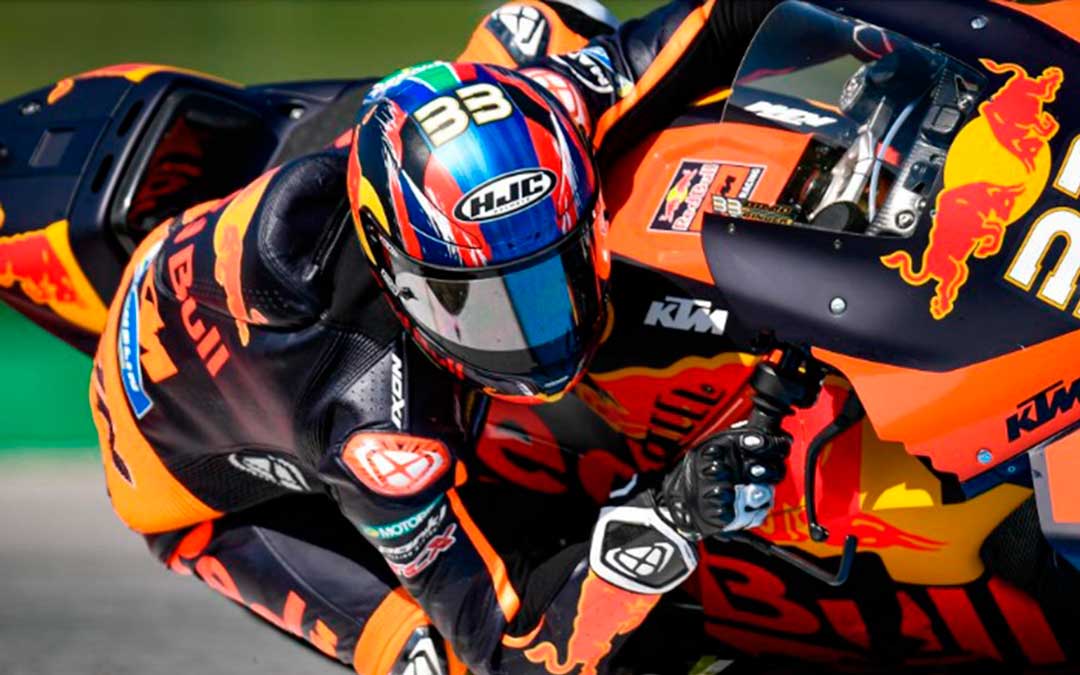 Binder ha sorprendido con una victoria pilotando la KTM. Foto / MotoGP.