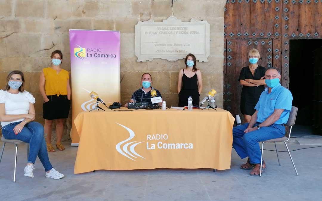 Invitados del programa especial de patrimonio en Calaceite.