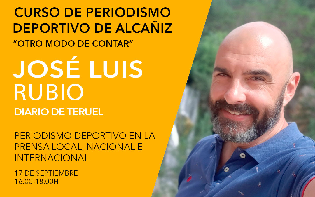 José Luis Rubio./ Curso de periodismo deportivo de Alcañiz./ L.C.