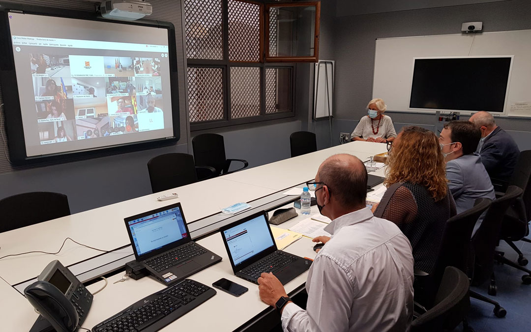 Reunión telemática de DGA con la FAMCP para abordar el inicio del curso escolar. / DGA