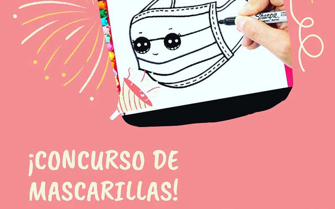 Cartel del concurso de mascarillas de Torrecilla de Alcañiz