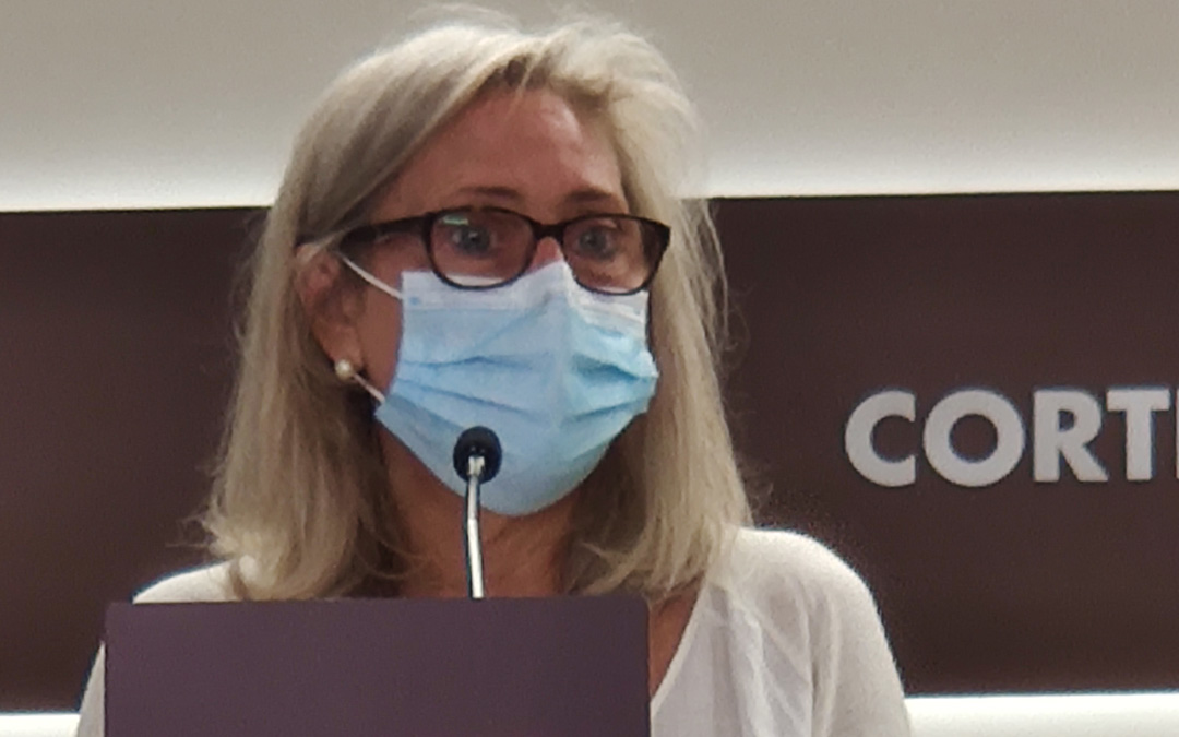 Pilar Cortés, portavoz de Educación del grupo parlamentario del PP en las Cortes. / PP