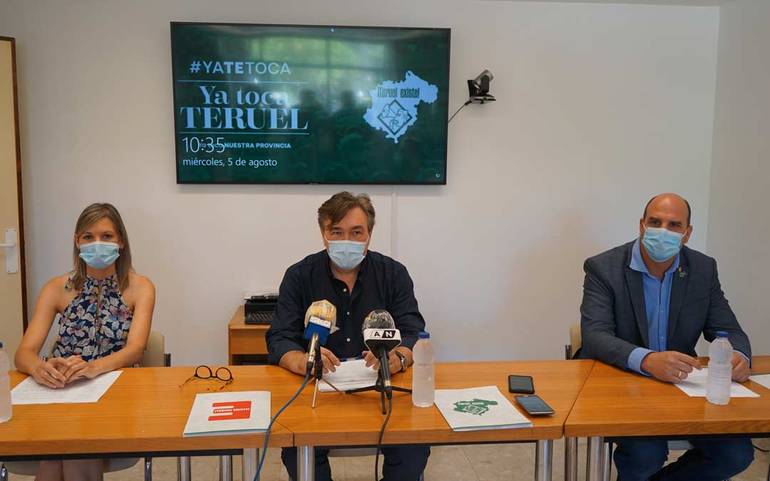 Rueda de Prensa de Teruel Existe./LA COMARCA