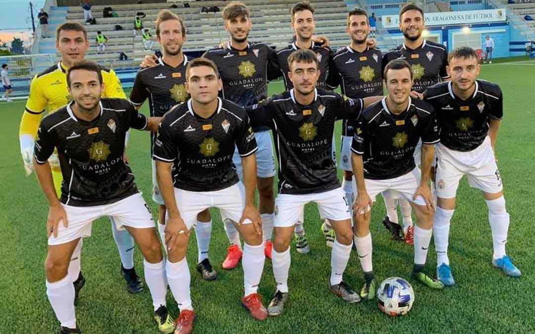 Once del Alcañiz en el primer partido de pretemporada