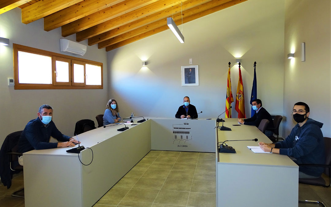 Reunión de la Junta de portavoces. / Ayto. Alcorisa