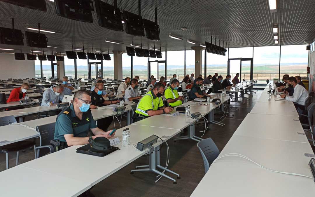 Junta de Seguridad celebrada este jueves en Motorland / Delegación del Gobierno