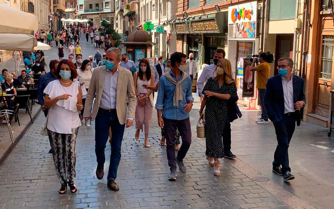 La visita se ha realizado este sábado en Teruel.