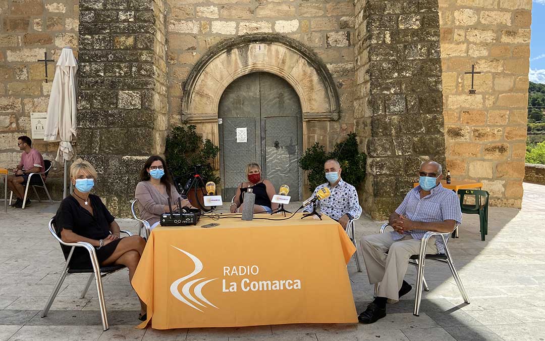 Invitados al programa especial emitido desde La Cañada de Verich./ L.C.