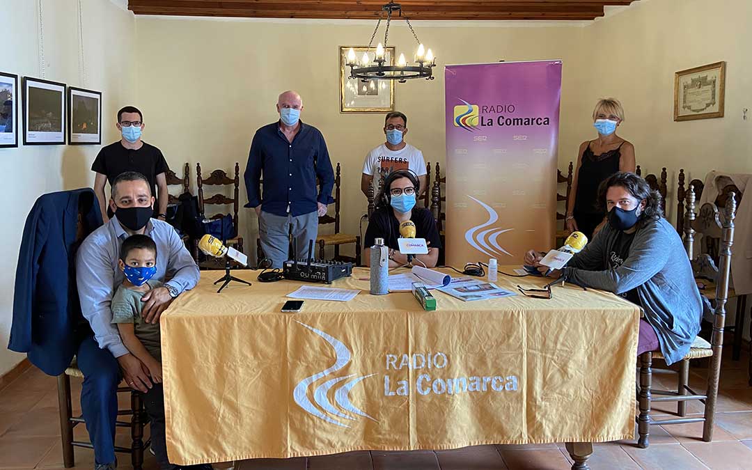 Programa especial emitido desde el Ayuntamiento de Foz Calanda./ L.C.