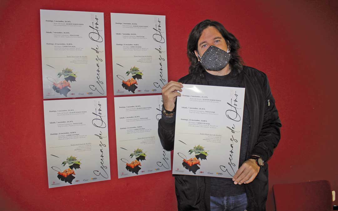 El concejal de Cultura, Jorge Abril, este lunes, en la presentación del ciclo / L. Castel