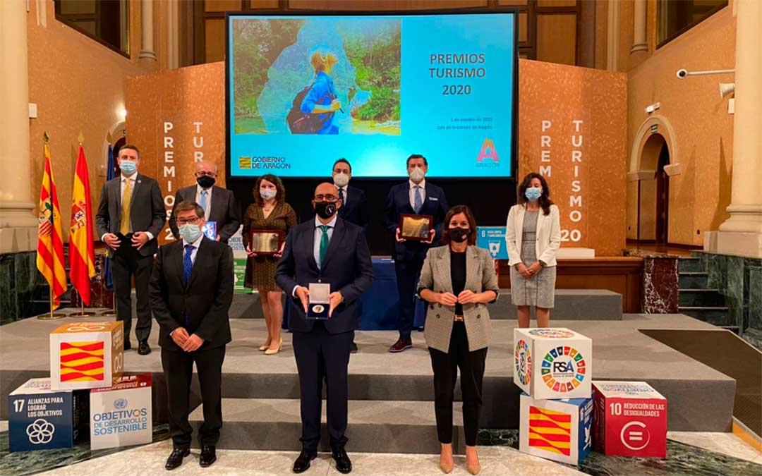 Entrega de las distinciones al Mérito Turístico 2020./ DGA