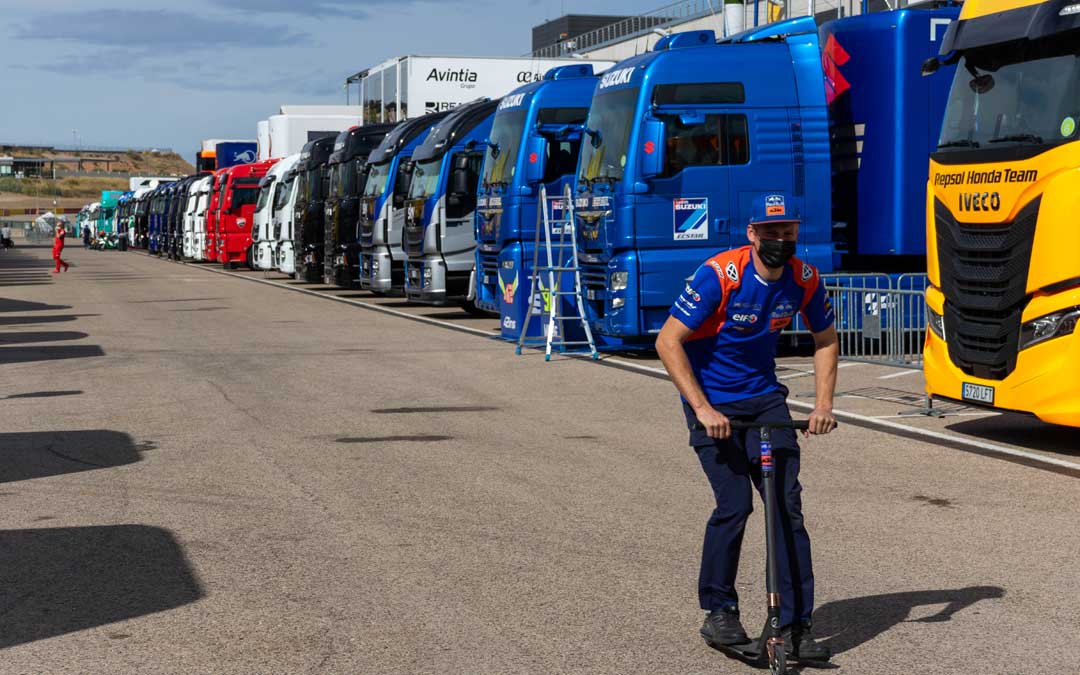 Paddock del circuito este miércoles / Motorland