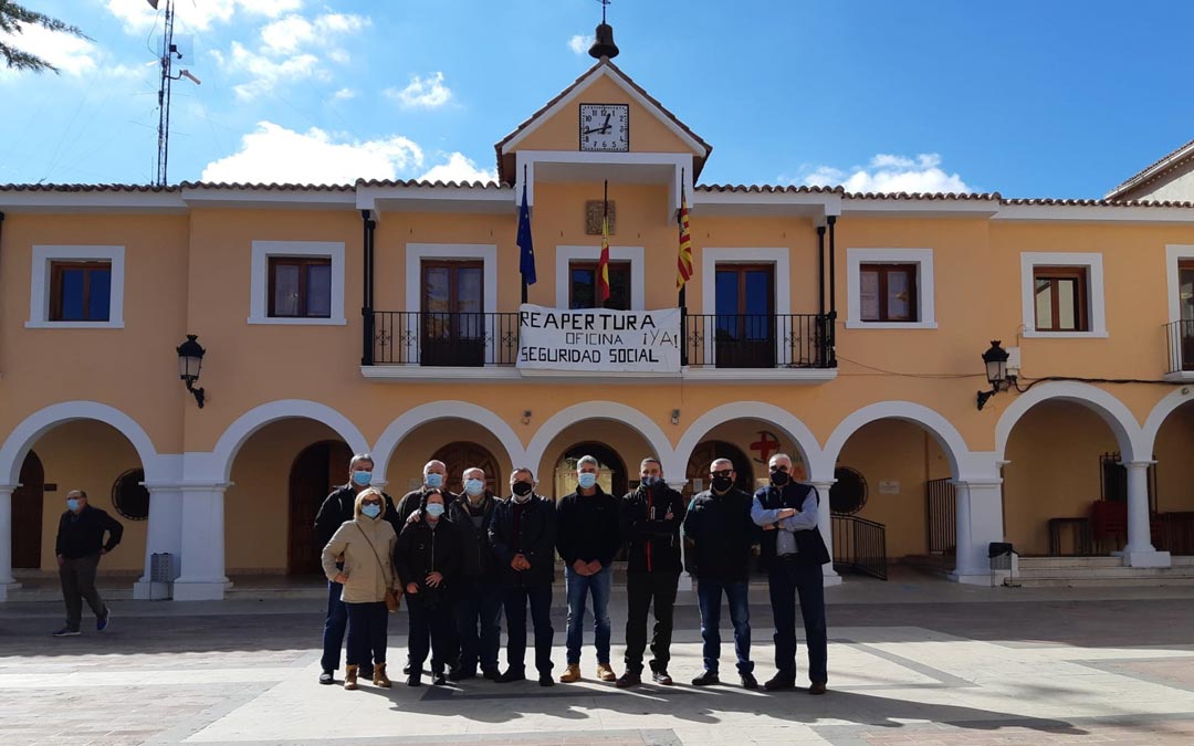 Acto de este viernes en Utrillas./LA COMARCA