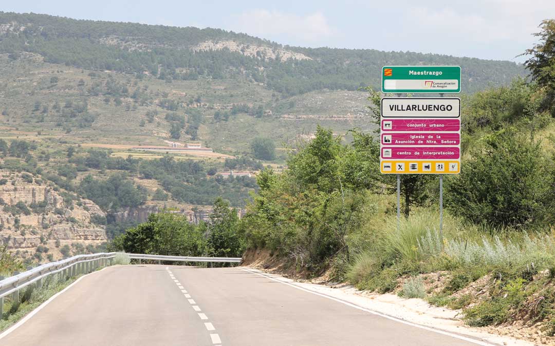 Una de las entradas a Villarluengo.