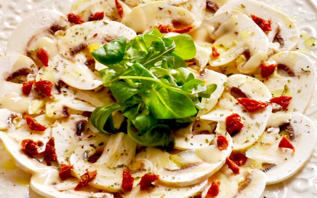 Foto de Receta Carpaccio champiñones