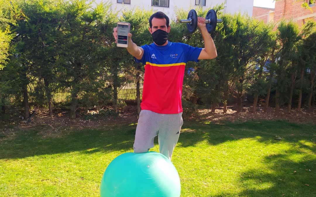 El impulsor de esta app es el deportista valderrobrense Carlos Jávega.