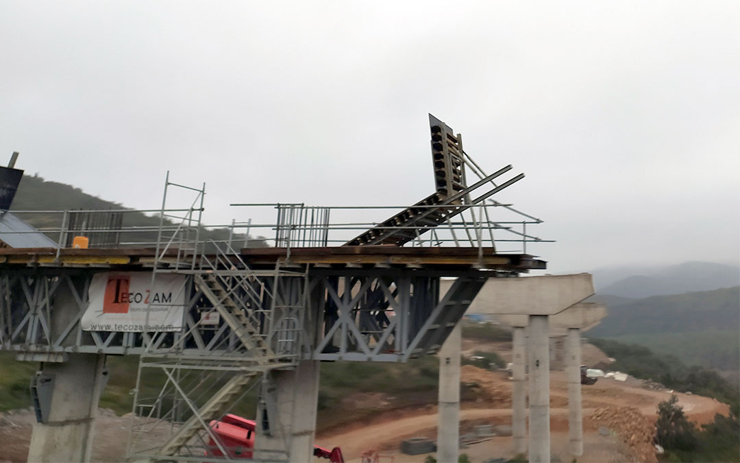 Obras en la N-232./ Ayto. de Morella