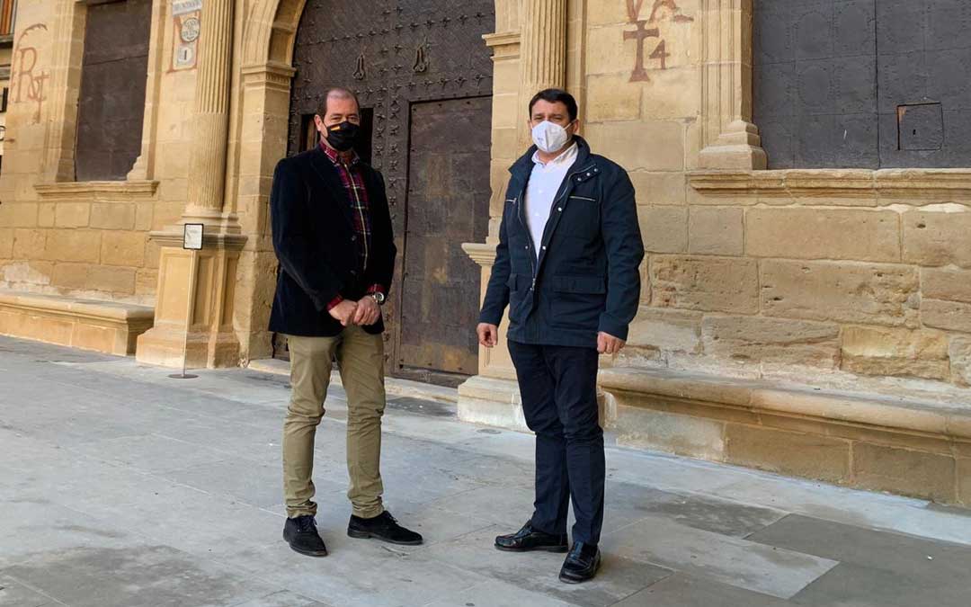 Los concejales Ángel Espés y Miguel Ángel Estevan / PP