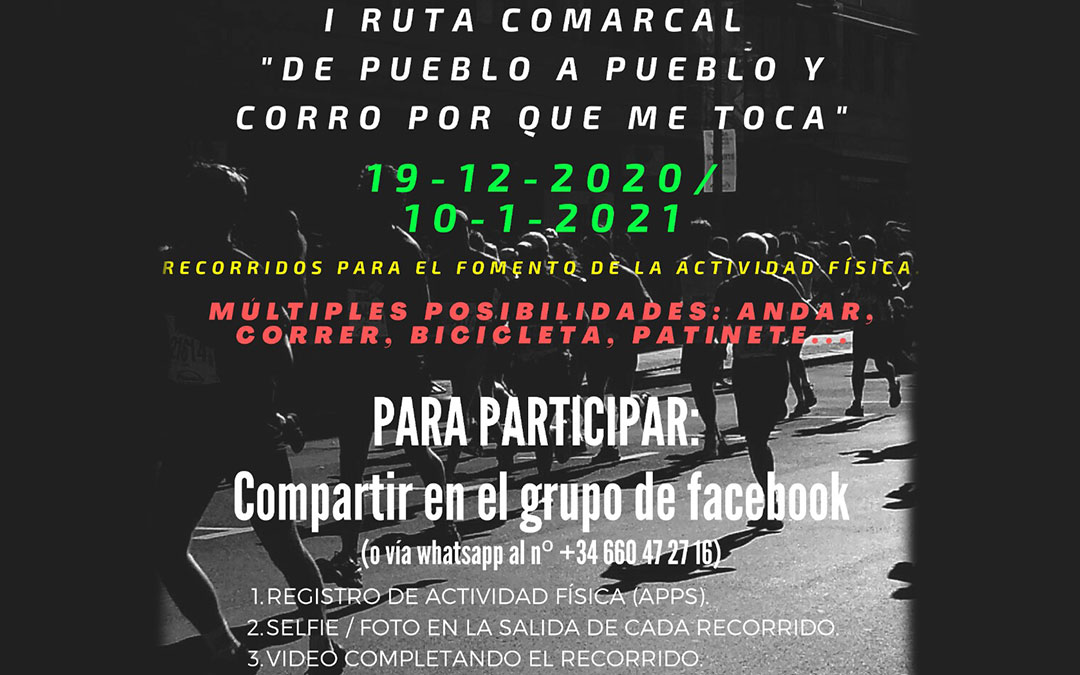 Fragmento del cartel anunciador de esta actividad, organizada desde la Comarca del Bajo Martín./ L.C.