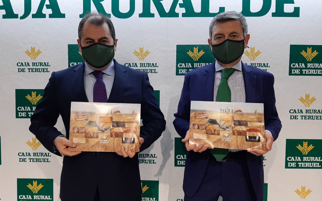 David Gutiérrez, director general de Caja Rural de Teruel, y Ángel Espinosa, director del Área de Negocio./ Caja Rural de Teruel