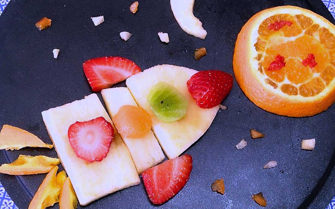Una de las propuestas en el concurso Fruta Divertida./