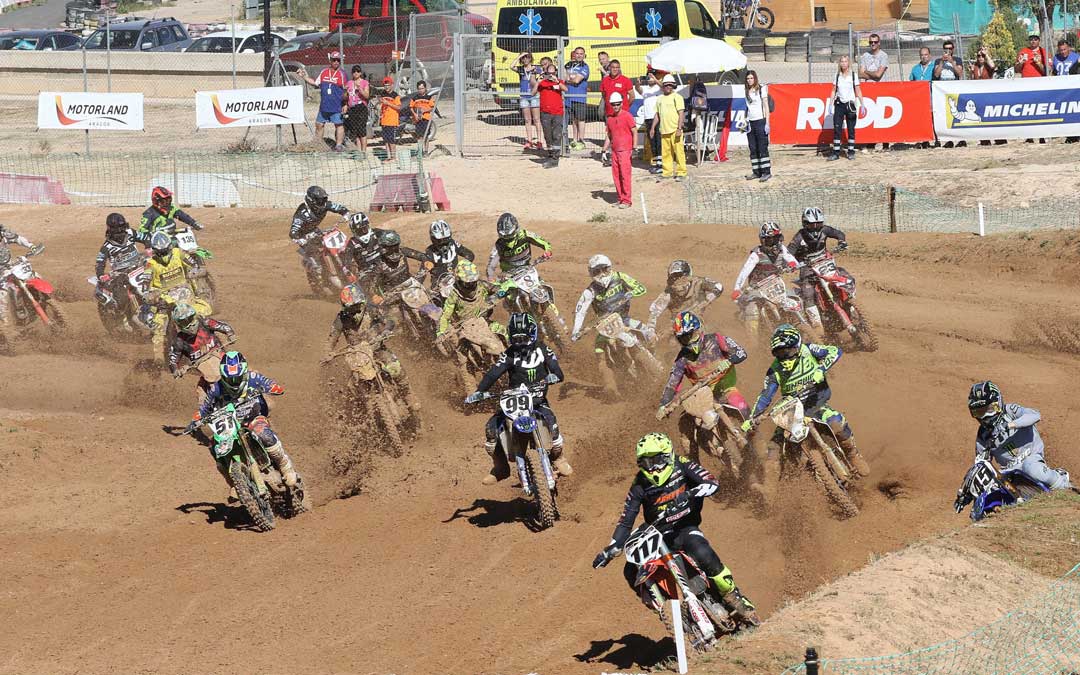 El motocross volverá a Motorland con una cita del nacional en el mes de junio. Foto: L.C.