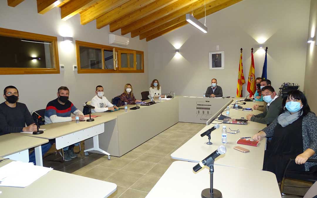 Pleno del Ayuntamiento de Alcorisa en el que se aprobaron los presupuestos / Ayto. Alcorisa