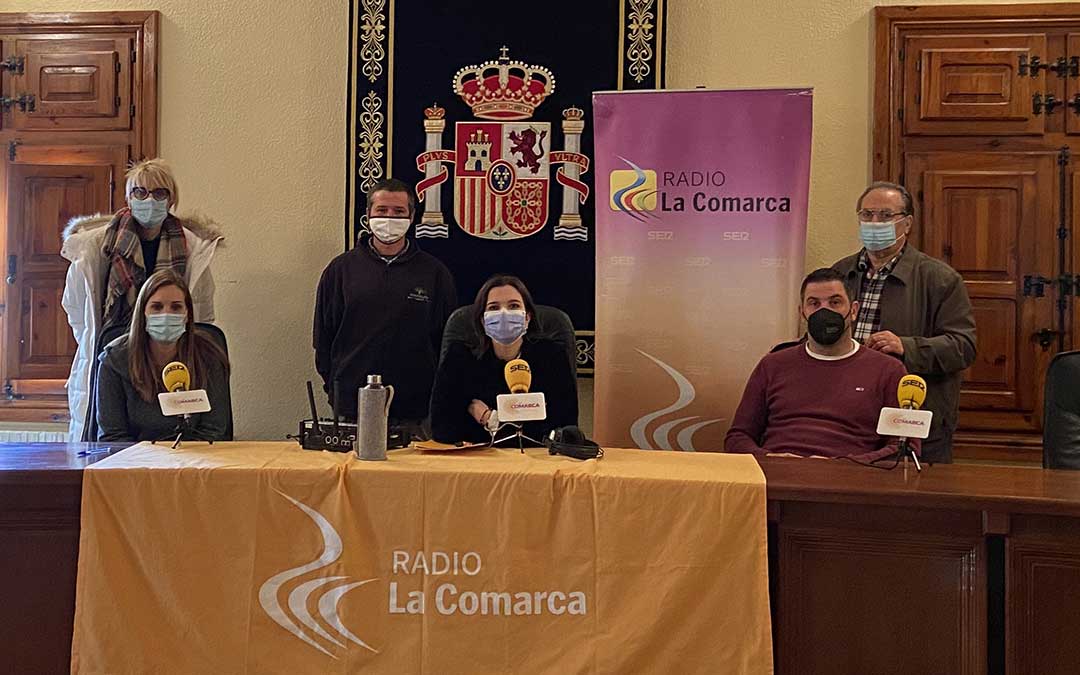 Programa especial desde el Ayuntamiento de Castellote./ L.C.