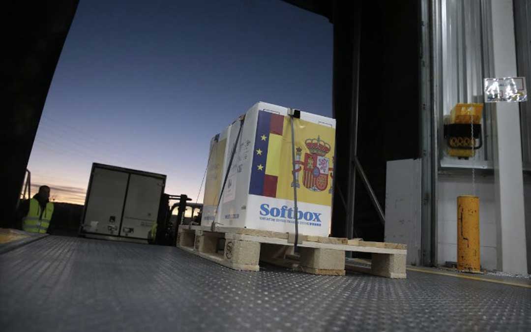 Llegada de la vacuna Pfizer a España / Ministerio de Sanidad