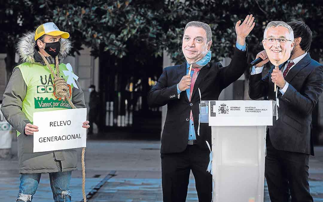 Rueda de prensa este lunes de los jóvenes de UAGA / OLIVER DUCH