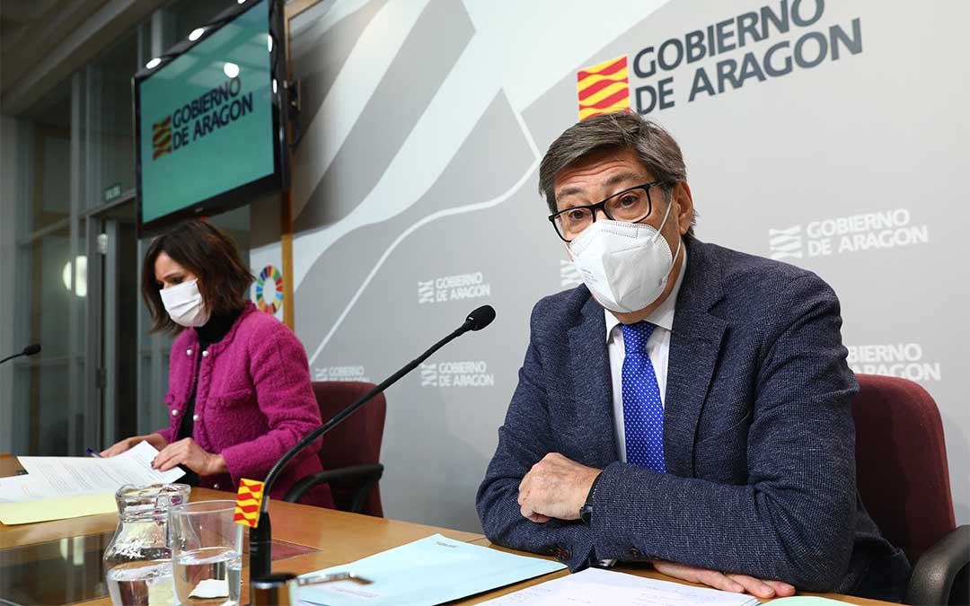 Presentación de la nueva línea de ayudas para el turismo y la hostelería./ DGA