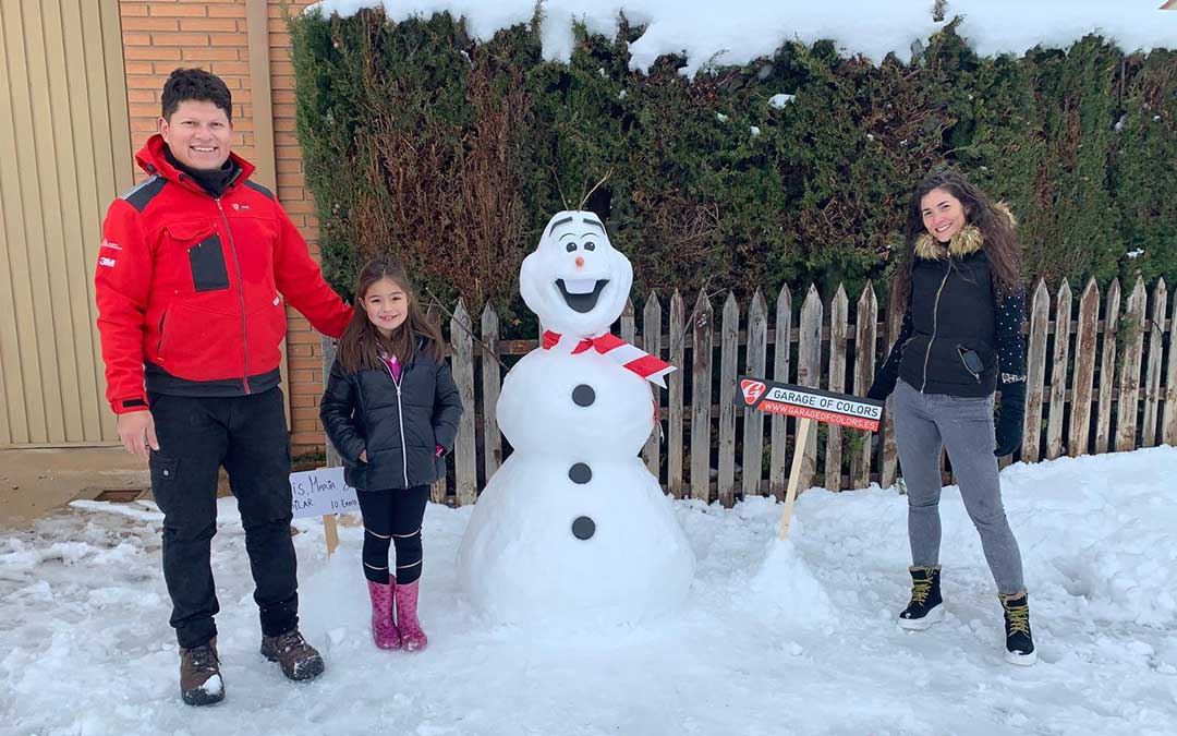 Olaf se personó en la villa calandina./ Luis Miguel Apunte Zambrano