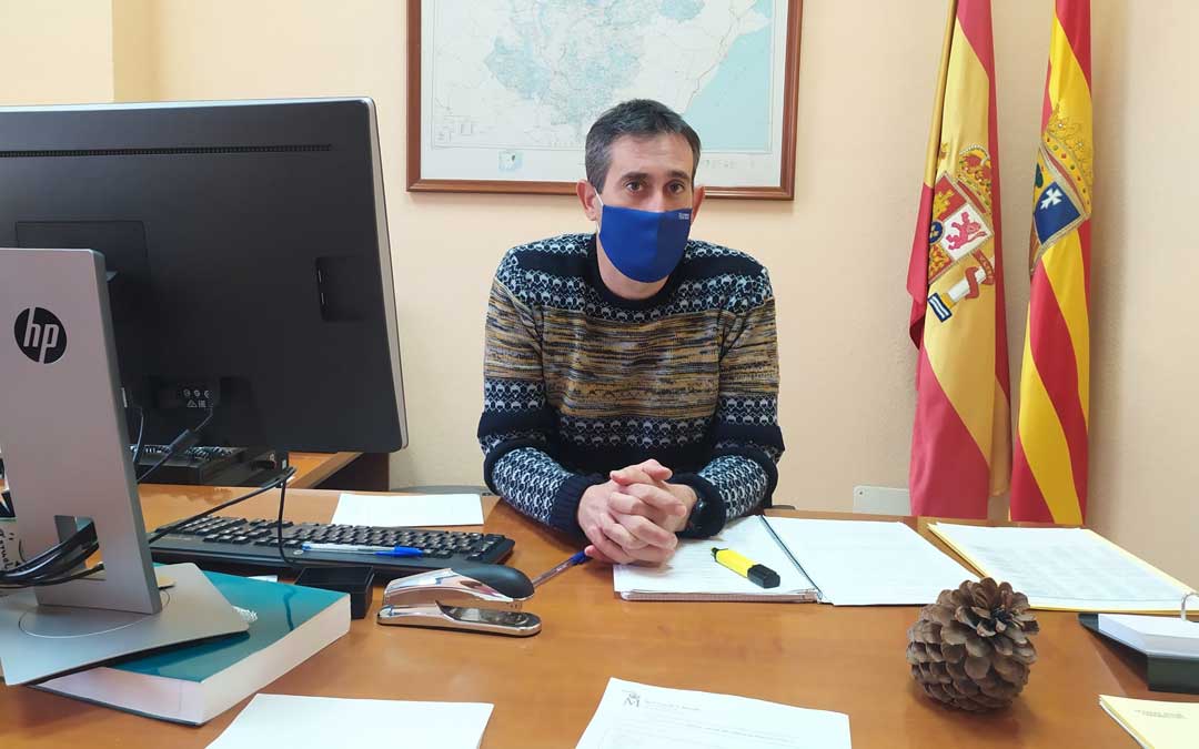 El alcorisano Carmelo Peralta, el viernes, en su oficina / C. P.