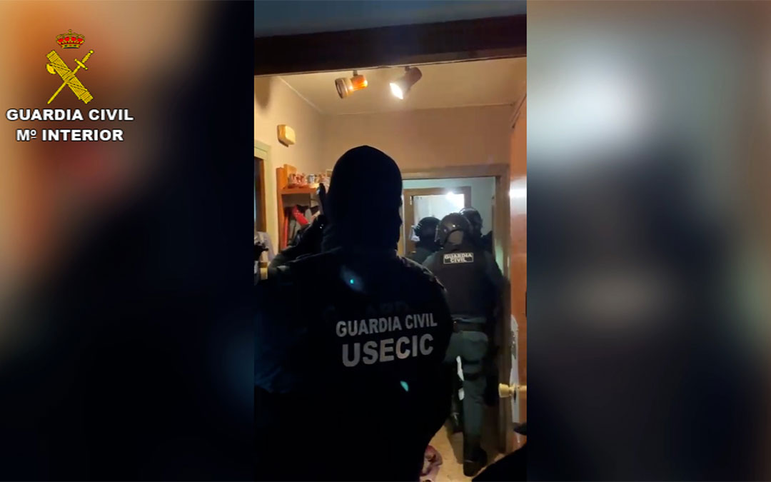 Operación 'Livorem' de la Guardia Civil de Teruel para desarticular una banda de traficantes de droga en Cuencas Mineras./ Guardia Civil de Teruel