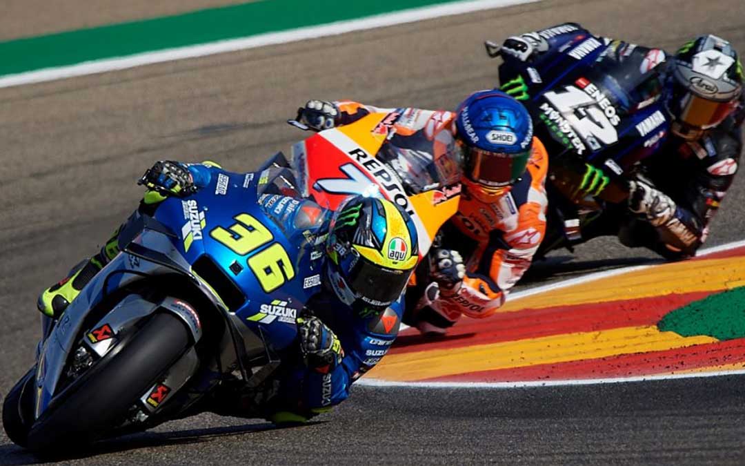 Las motos de competición en un máster de ingeniería del motorsport. Foto: Motorland Aragón