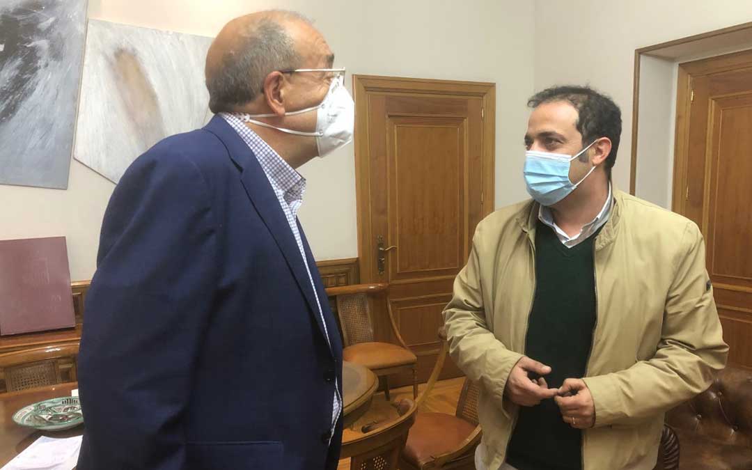 Manuel Rando, presidente de la DPT, junto al diputado, Antonio Amador. Foto: DPT