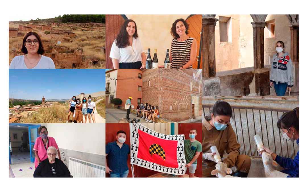 Algunas de las participantes del Erasmus Rural de 2020.
