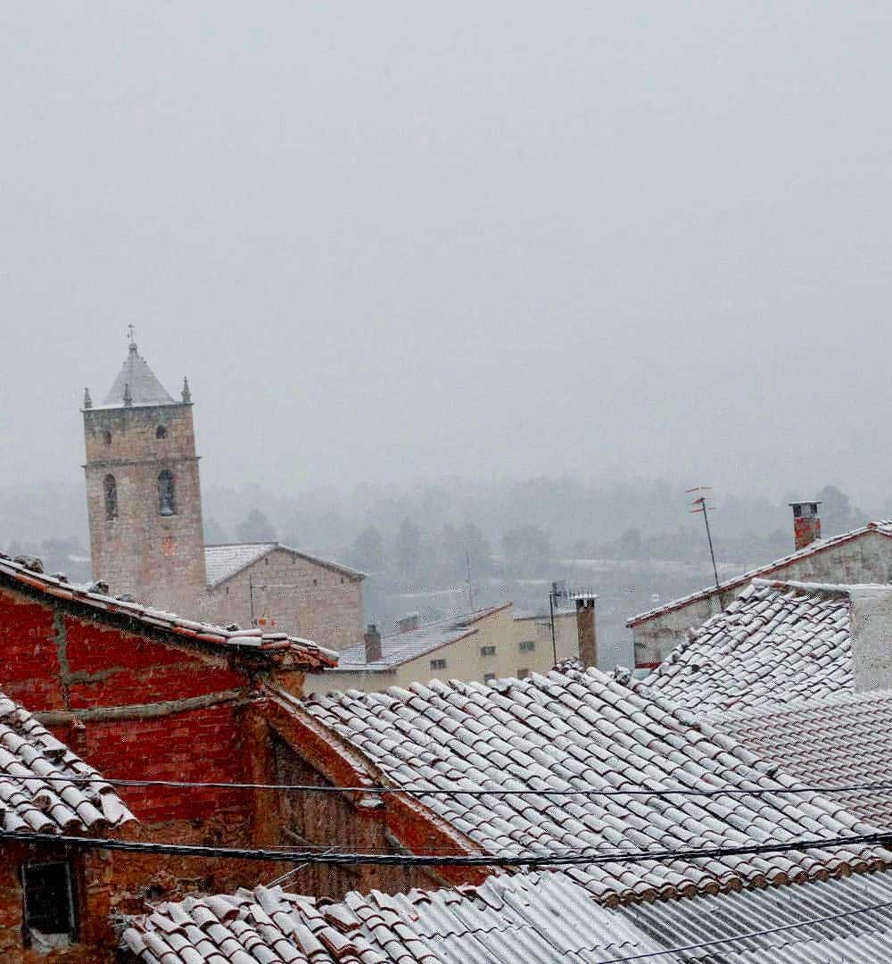 Tejados blancos en La Ginebrosa./ Asoc. Cult. Tarayola