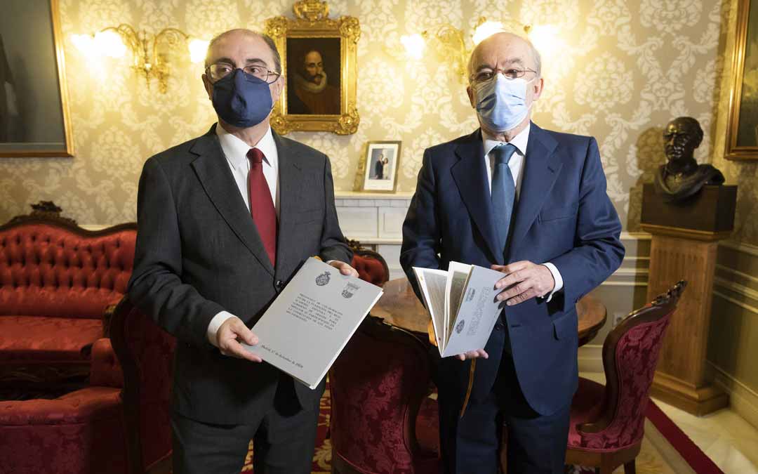El presidente Lambán ha destacado la importancia de que la lengua española recoja este tipo de palabras.