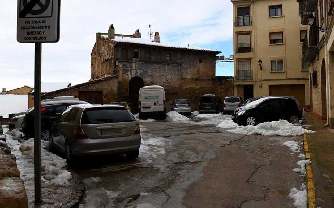 Estado actual de la plaza del Deán de Alcañiz / Ayto. Alcañiz