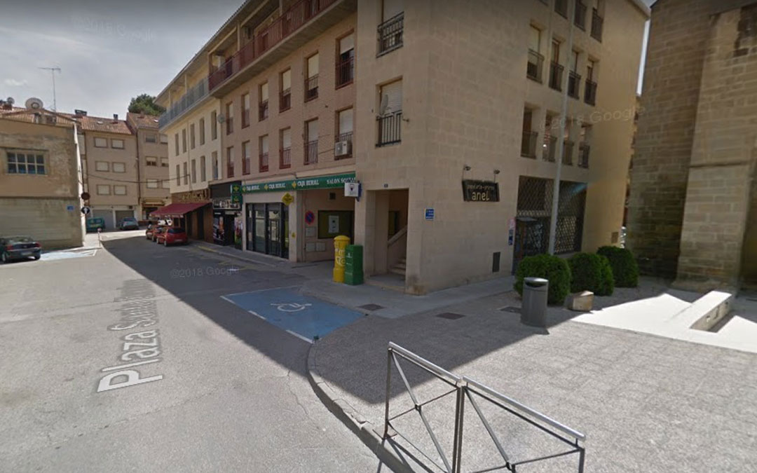 La plaza Santo Domingo de Alcañiz / Google Maps